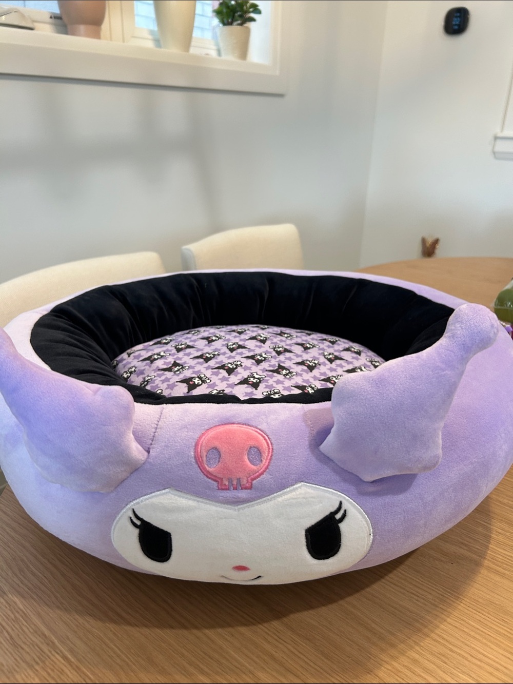 Sanrio Kuromi Super Soft and Plush Lavender Small Pet Bed
